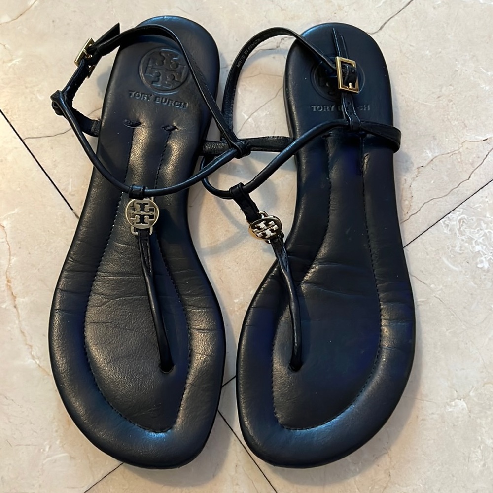 Black Tory Burch sandals